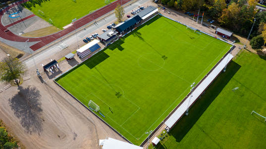 Exteriör vy över Vittsjö IP