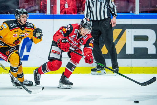 Malmö Redhawks Adam Ollas Mattsson mot Luleås Isac