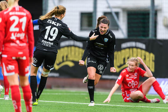 Göteborgs Pauline Hammarlund jublar