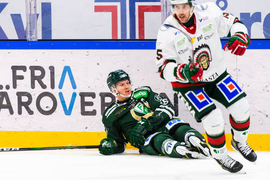 Färjestads Gustav Rydahl och Frölundas Anders Grönlund