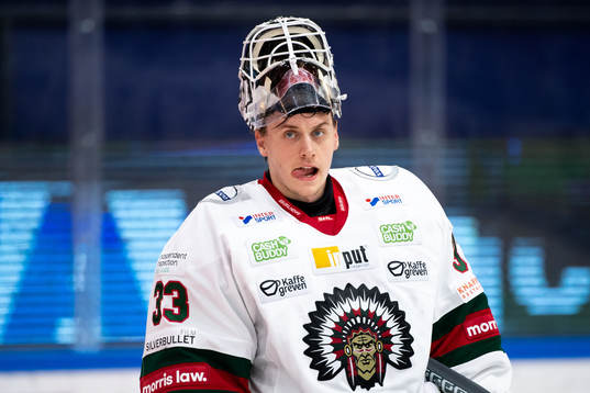 Frölundas målvakt Johan Mattsson