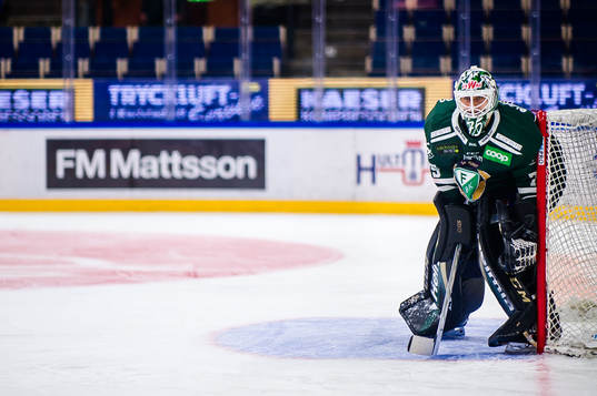 Färjestads målvakt Arvid Holm