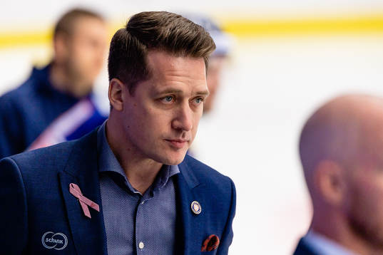 Växjös tränare Sam Hallam