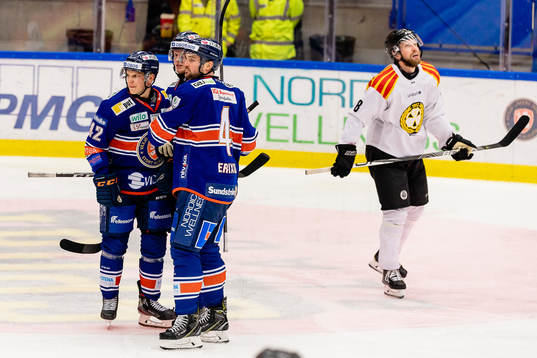 Växjös Teemu Eronen, Fredrik Karlström och Tim Erixon