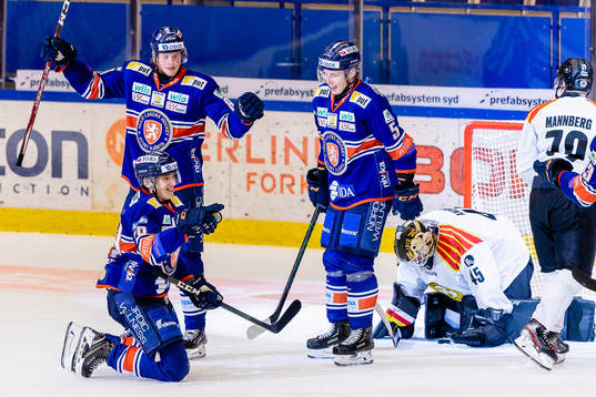 Växjös Pontus Holmberg, Fredrik Karlström och Juuso