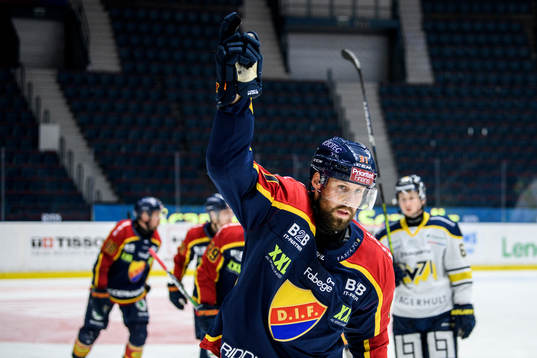Djurgårdens Dick Axelsson jublar