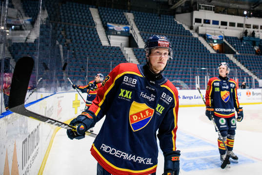 Djurgårdens Kalle Östman jublar