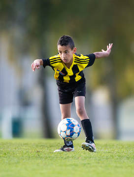 i matchen för pojkar 9 år mellan IFK Hässleholm och VMA