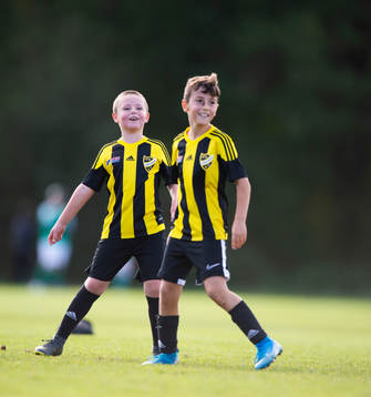 i matchen för pojkar 9 år mellan IFK Hässleholm och VMA