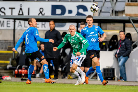 Halmstads Joel Allansson och Samuel Kroon