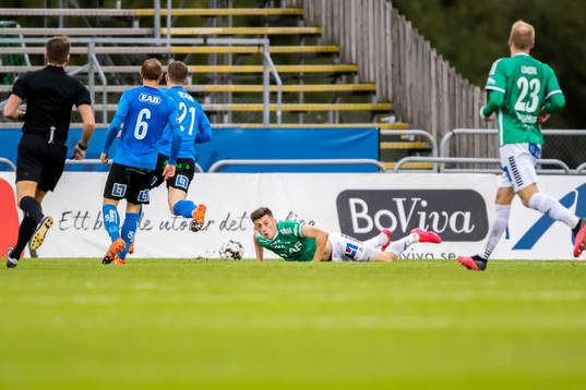 Brages Leonard Pllana reagerar på ett domslut