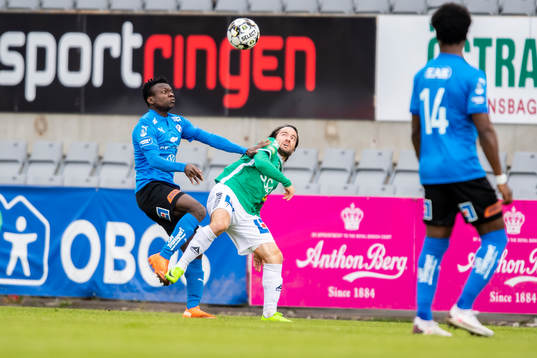 Halmstads Thomas Boakye och Brages Robbin Sellin