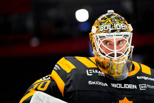 Skellefteås målvakt Gustaf Lindvall