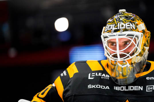 Skellefteås målvakt Gustaf Lindvall