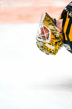 Skellefteås målvakt Gustaf Lindvall