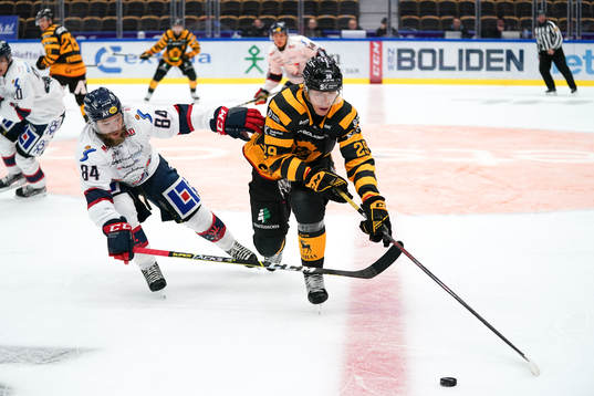 Linköpings Jimmy Andersson och Skellefteås Albin Sundsvik