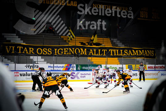 Banderoll med texten Vi tar oss igenom allt tillsammans