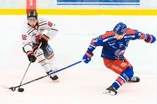 Örebros Robert Leino och Oskarshamns Filiph Engsund