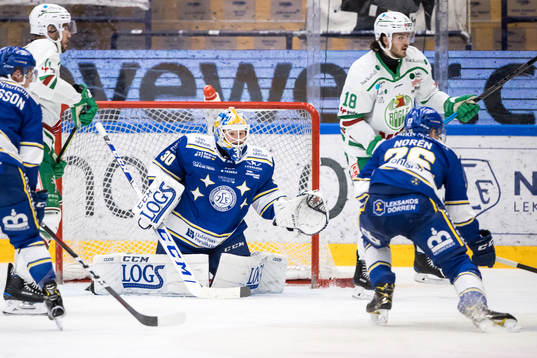Leksands målvakt Janne Juvonen
