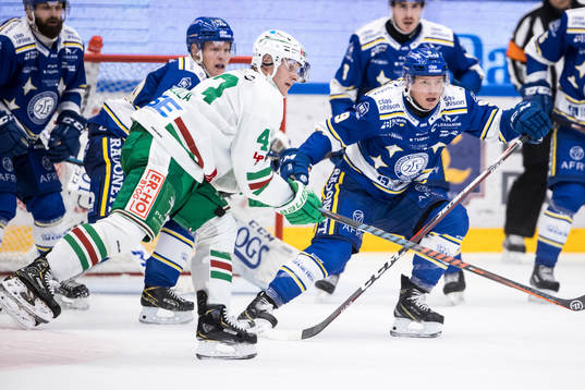 Rögles Olli Palola och Leksands Patrik Zackrisson