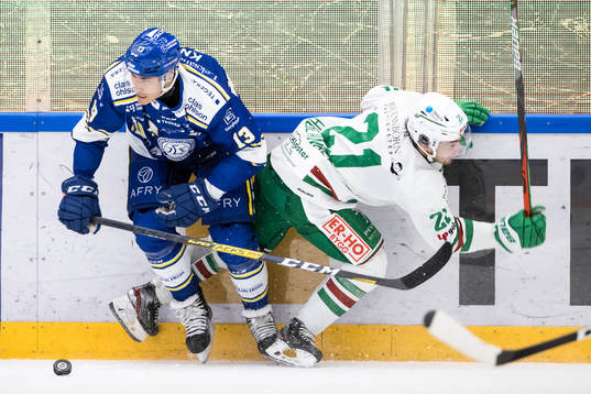Leksands Jon Knuts och Rögles Nils Höglander