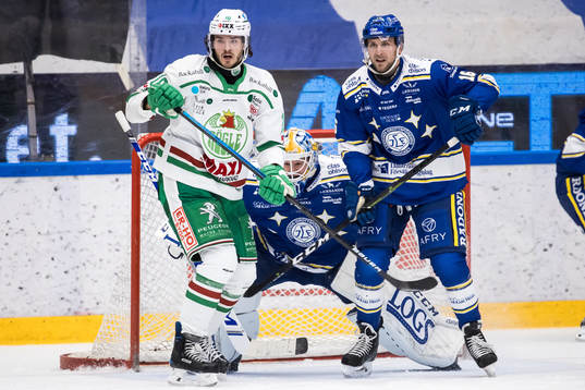 Rögles Dennis Everberg och Leksands Daniel Gunnarsson