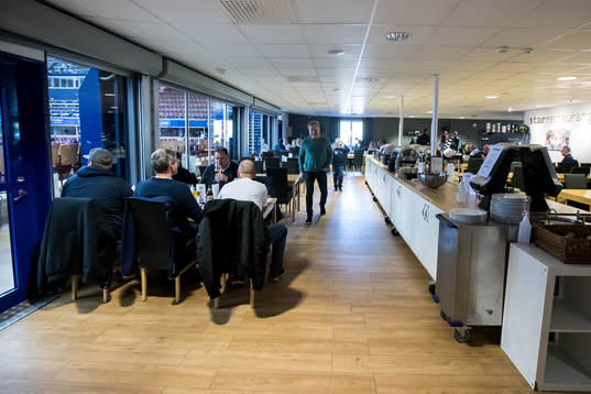 Star restaurangen innan ishockeymatchen i SHL mellan