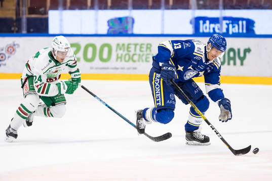 Rögles Benjamin Smith  och Leksands Jon Knuts