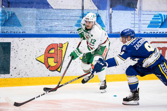 Rögles Brady Ferguson och Leksands Patrik Zackrisson