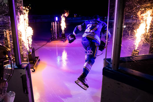 Leksands Marek Hrivík gör entre