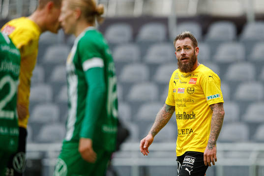 Mjällbys Martin Spelmann deppar