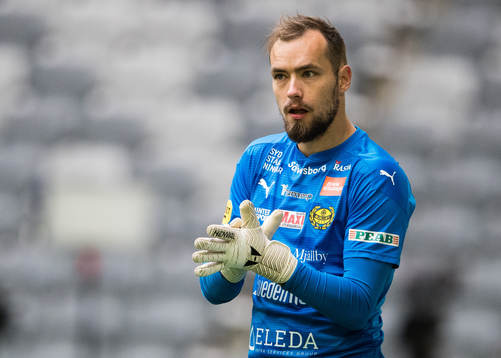 Mjällbys målvakt Carl-Johan Eriksson