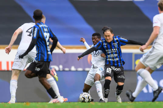 Östersunds Kalpi Wilfried Ouattara och Sirius Yukiya Sugita