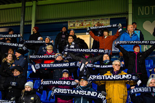 Spectators in the stands