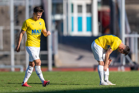 IFK Malmös Emil Johansson och Igor Arsenijevic deppar