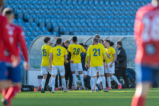 IFK Malmös spelare jublar