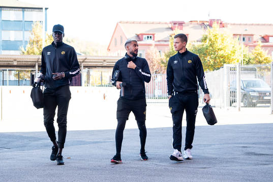 Elfsborgs Joseph Okumu, Rami Kaib och Samuel Holmén