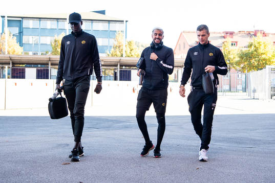 Elfsborgs Joseph Okumu, Rami Kaib och Samuel Holmén