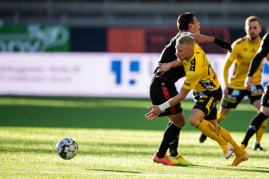 Elfsborgs Simon Strand och Kalmars Romário Pereira Sipião