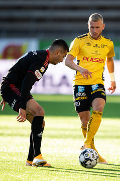 Elfsborgs Simon Strand och Kalmars Emin Nouri