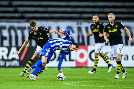 s Mikael Lustig och IFK Göteborg Giorgi Kharaishvili