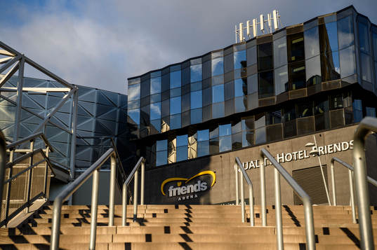 Exteriör vy av Friends Arena
