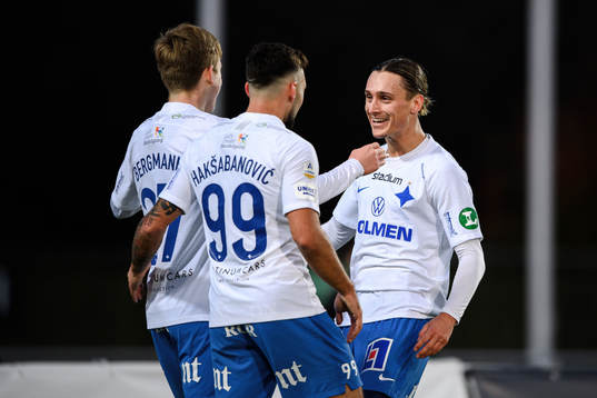 IFK Norrköpings Jonathan Levi jublar