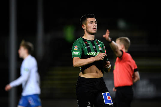 Varbergs Astrit Selmani deppar