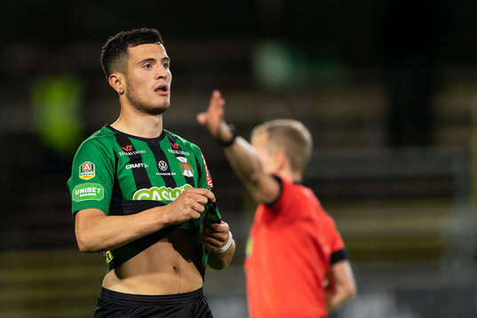 Varbergs Astrit Selmani deppar