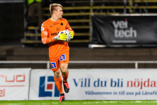 IFK Norrköpings målvakt Isak Pettersson