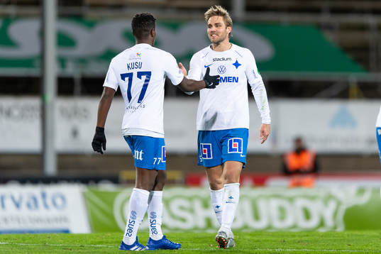 IFK Norrköpings Christoffer Nyman jublar