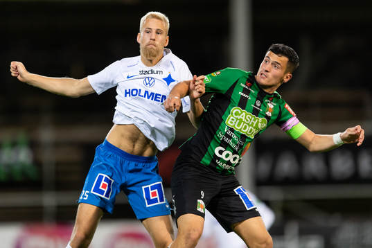 IFK Norrköpings Filip Dagerstål och Varbergs Astrit