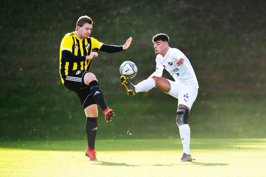 IFK Hässleholms Mattias Jönsson i matchen mellan
