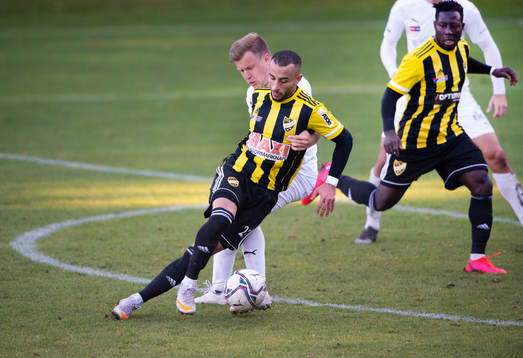 IFK Hässleholms Mohammed Hamdan i matchen mellan Österlen